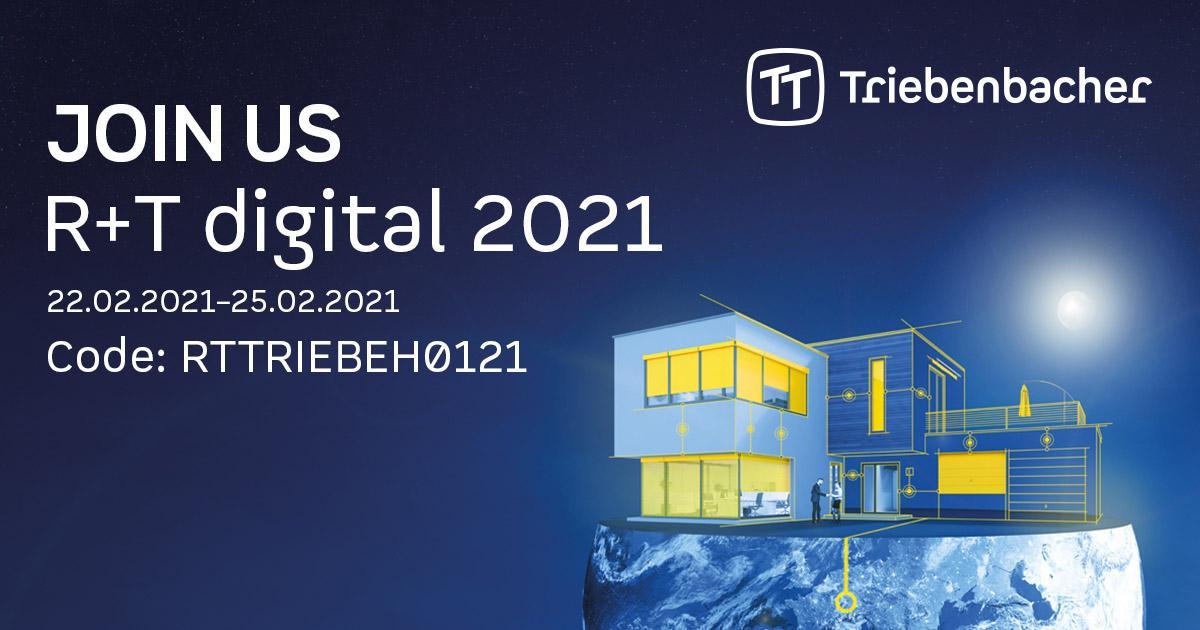 Triebenbacher auf der R+T digital 2021