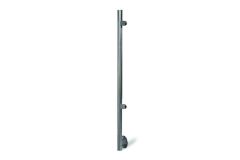 V2A-Endpfosten 42,4x2,0 H=1070mm rechts