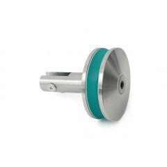 V4A-Glashalter d=80mm f&uuml;r Bohrung 25mm