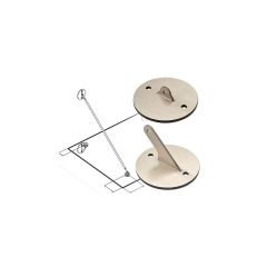 V2A Glasdach-Montageachse Typ A - AbZ