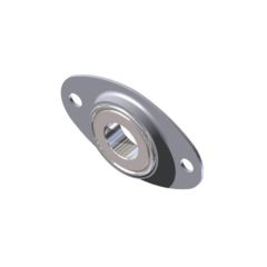 Kugelllager 25,4 mm mit Halter
