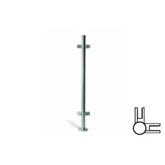 V2A-Eckpfosten 90° 42,4x2mm H=880 mm