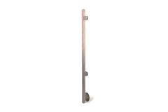 VA-Pfosten 40x40x2mm,2 Fließgew li.