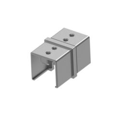 VA-Verbinder f&uuml;r Nutrohr 40 x 40 x 1,5mm