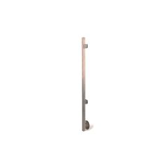 VA-Pfosten 40x40x2mm 2 Fließgewinde li.