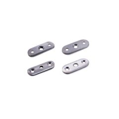 VA-Anschraubplatte für Handlauf flach