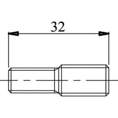 Gewindeadapter - Gewindelänge 30 mm