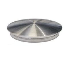 VA-Endkappe oval für Rohr 42,4 x 2 mm