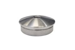 VA-Endkappe oval für Rohr 33,7x2 mm. M8