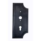 Schloss-Abdeckplatte rechts Dornm. 60mm