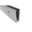 Aluprofil Ganzglasgeländer, U-Profil