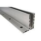 Aluprofil Ganzglasgeländer, F-Profil