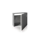 Durchwurfbriefkasten Graualuminium