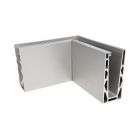 Aluprofil Ganzglasgeländer, U-Profil