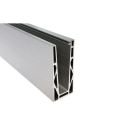 Aluprofil Ganzglasgeländer, U-Profil