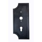 Schloss-Abdeckplatte links Dornm. 60mm
