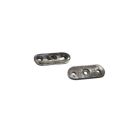 Stahl-Anschraubplatte für Rohr 42,4 mm