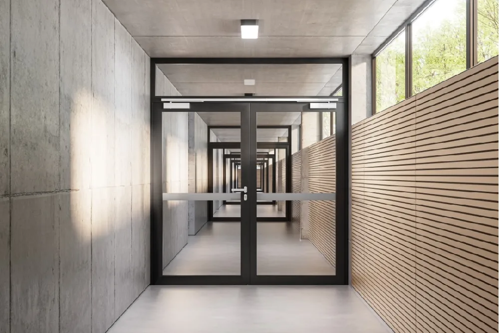 Rohrrahment&uuml;ren aus Alu mit Feuer-/Rauchschutz/W&auml;rmed&auml;mmung