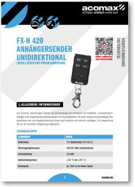 Montageanleitung RX-S Rollladen Markisenschalter RX-R Rahmen und Zubehör  Montageanleitung RX-S Rollladen Markisenschalter RX-R Rahmen und Zubehör