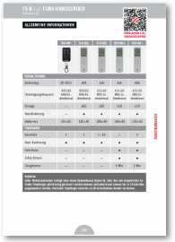 Technische Informationen Handsender