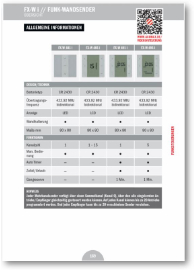 Technische Informationen Handsender bindirektional