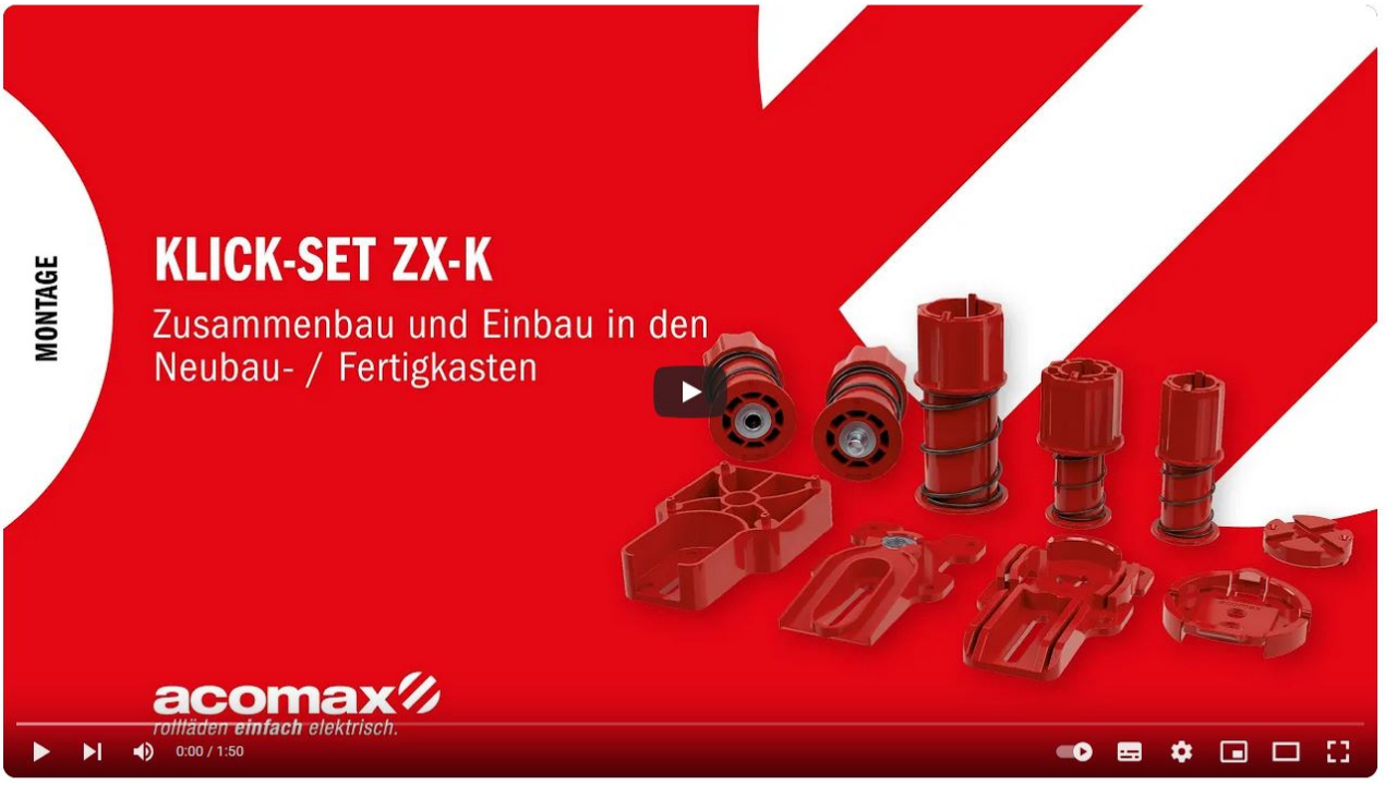 Montageanleitung Klick Set Wellenmontage