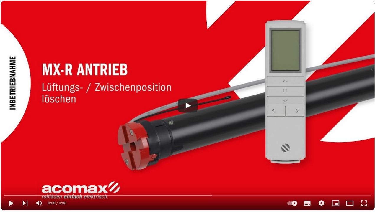 MX-R Zwischenposition löschen