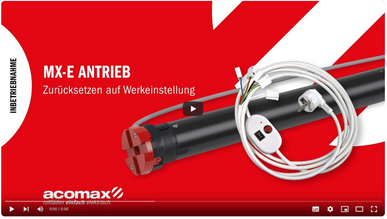Montageanleitung Elektroantrieb MX-E 