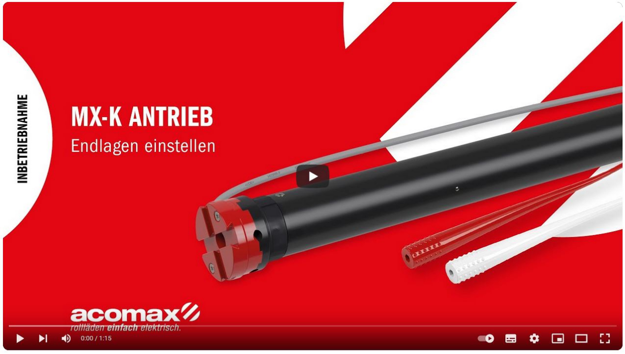 Montageanleitung Komfortantrieb MX-K 