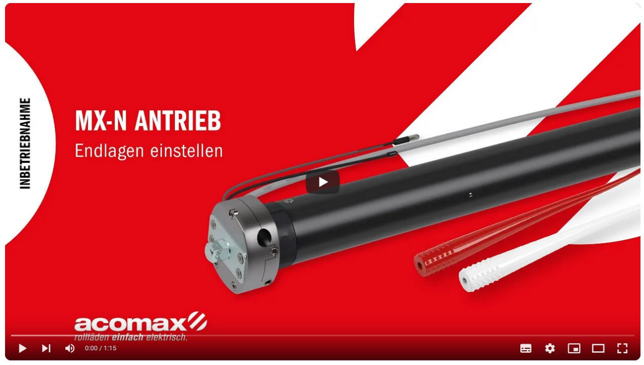 MX-N Endlagen einstellen MX-N Endlagen einstellen