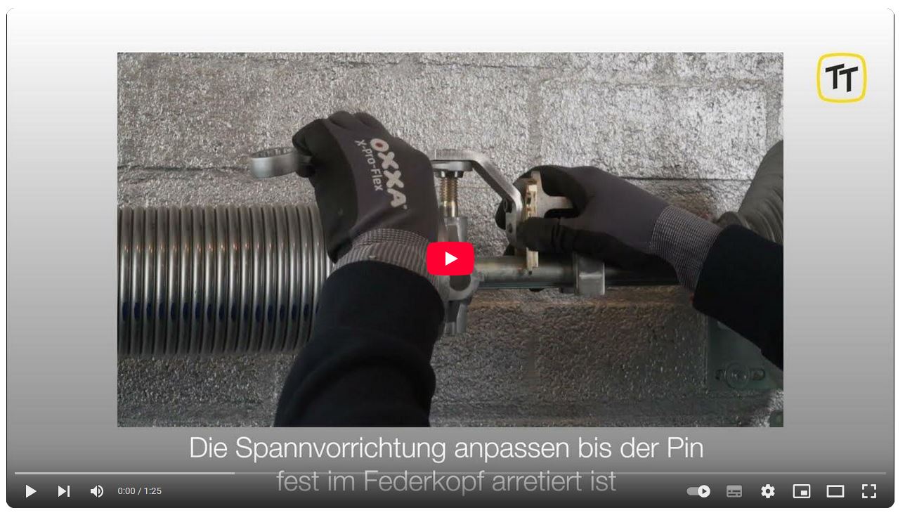 Produktvideo Federspannwerkzeug